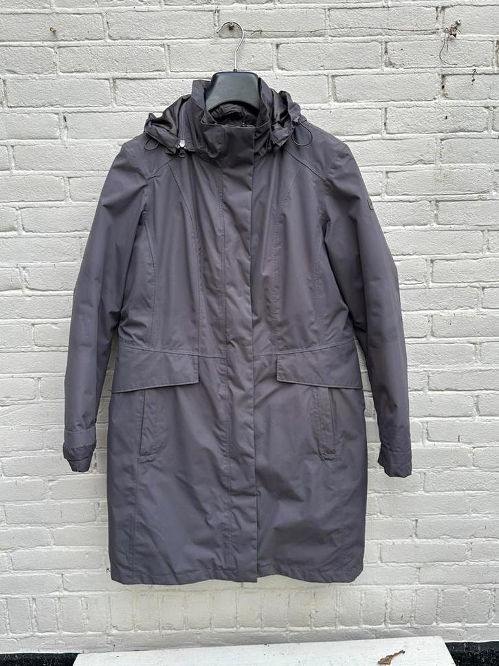 NorthFace lange dames jas, Kleding | Dames, Jassen | Winter, Zo goed als nieuw, Maat 46/48 (XL) of groter, Grijs, Ophalen of Verzenden