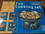 Party fun cooking set, Witgoed en Apparatuur, Gourmetstellen, Ophalen of Verzenden, Zo goed als nieuw, 4 t/m 7 personen