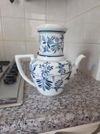 Blauw-Witte Theezetter, Ophalen of Verzenden, Gebruikt