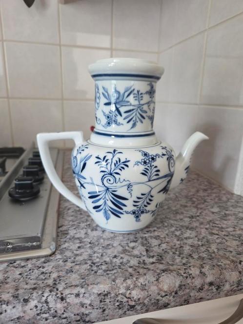 Blauw-Witte Theezetter, Huis en Inrichting, Keuken | Keukenbenodigdheden, Gebruikt, Ophalen of Verzenden