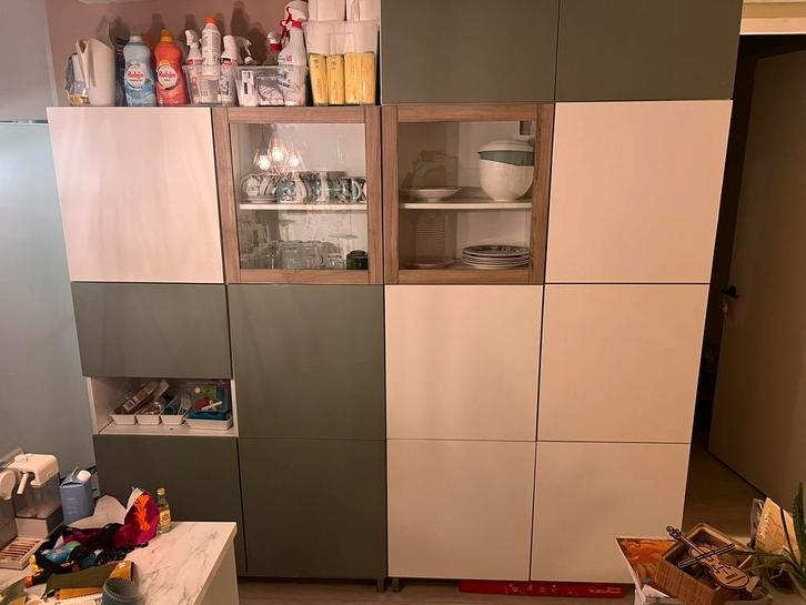 Zes witte hoogglans ikea besta deurtjes, Huis en Inrichting, Kasten | Dressoirs, Gebruikt, 50 tot 100 cm, 25 tot 50 cm, Ophalen