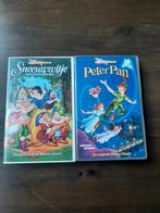 Disney Classic videobanden Sneeuwwitje & Peter Pan., Cd's en Dvd's, VHS | Kinderen en Jeugd, Gebruikt, Tekenfilm, Alle leeftijden