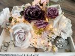 Decoratieve Rozenkrans met Verlichting incl dienblad, Ophalen of Verzenden, Zo goed als nieuw, Binnen