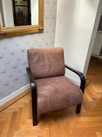Passe Partout leren fauteuil bruin, Huis en Inrichting, Fauteuils, Ophalen, Minder dan 75 cm, Zo goed als nieuw, Modern