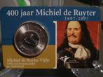 coincard 5 euro zilver "400 jaar Michiel de Ruyter", Zilver, Ophalen