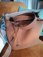 Grote picotin bucket bag bruin leer, Ophalen of Verzenden, Nieuw, Bruin, Schoudertasje