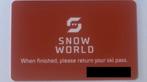 Snowworld Skipas 2 uur (twv 37,50), Tickets en Kaartjes, Eén persoon