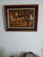 Paard op stal van j koning, Antiek en Kunst, Kunst | Schilderijen | Klassiek, Ophalen
