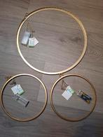 Gouden ringen met led kerst, Ophalen of Verzenden, Nieuw