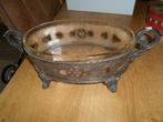 antieke jardiniere heel mooi met glazen bak 1920, Ophalen