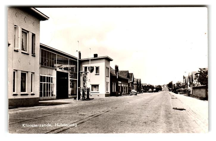 Kloosterzande, Hulsterweg, Verzamelen, Ansichtkaarten | Nederland, Gelopen, Zeeland, 1960 tot 1980, Ophalen of Verzenden