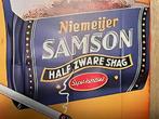 Reclamebord Samson Halfzware Shag Niemeyer 20x30, Verzamelen, Ophalen of Verzenden, Zo goed als nieuw, Reclamebord