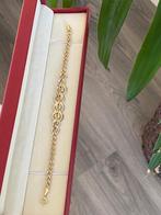 14 karaat (585) gouden armband, wit en geel goud, Ophalen of Verzenden, Nieuw, Goud, Goud
