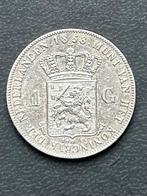 1 gulden 1858, Postzegels en Munten, Munten | Nederland, Ophalen of Verzenden, Koning Willem III, 1 gulden