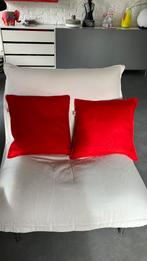 Sierkussens rood vilt Nieuw!!, Ophalen, Nieuw, Rood, Vierkant