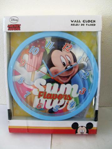Mickey Mouse Wandklok Summer Flavors Walt Disney Klok beschikbaar voor biedingen
