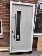Deurgreep 1000mm karcher design incl. kruk en rozet, Zwart, Doe-het-zelf en Verbouw, Ophalen, Nieuw, Overige materialen, Klink of Kruk