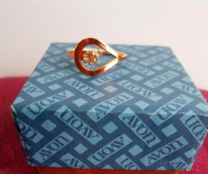 AVON Ring. Catch a dream. Goldplated. Zonder doos., Sieraden, Tassen en Uiterlijk, Ringen, Nieuw, Dame of Heer, 17 tot 18, Goud