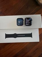 Apple Watch 9 ( 45mm) KRASVRIJ, Sieraden, Tassen en Uiterlijk, Smartwatches, Ophalen, Zwart, IOS, Zo goed als nieuw