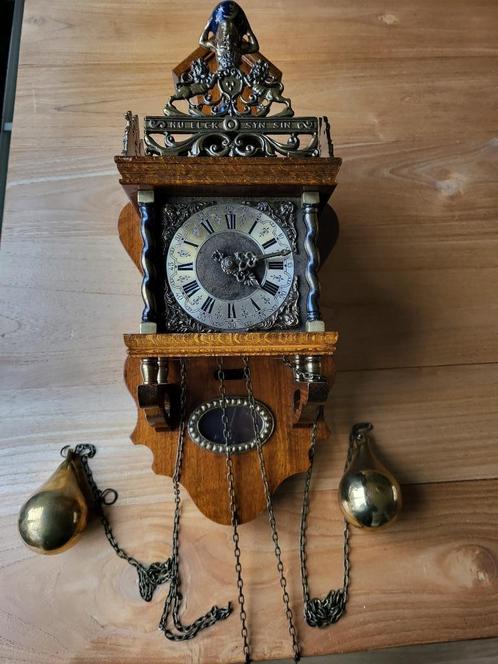 Mooi Zaanse klok in goede staat en werkt prima, Antiek en Kunst, Antiek | Klokken, Ophalen