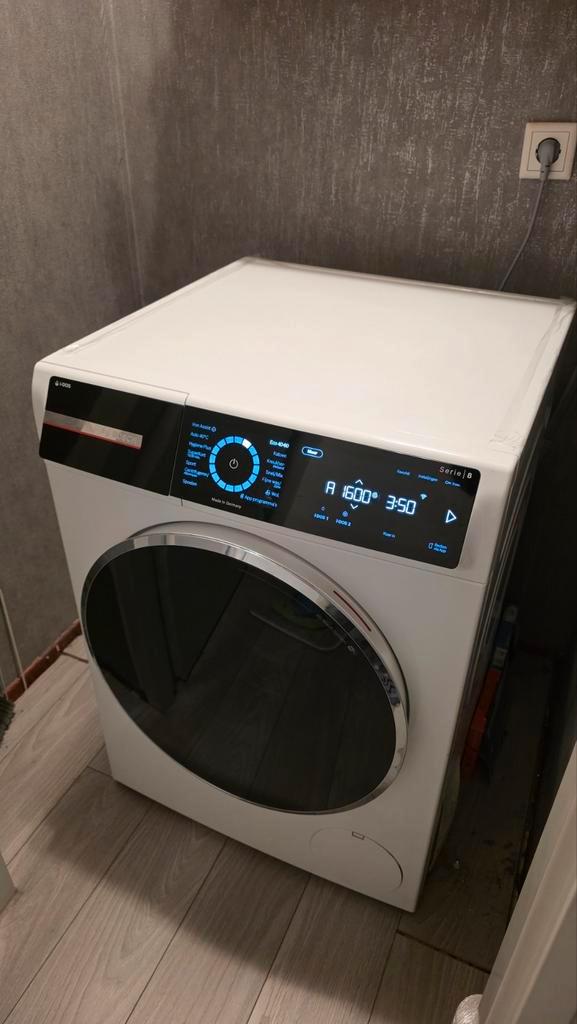Zeer nette Bosch WGB256A7NL Serie 8 Wasmachine - Luxe!, Witgoed en Apparatuur, Wasmachines, Zo goed als nieuw, Voorlader, 10 kg of meer