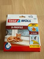 Tesa Moll D-profiel tochtstrip - 6m, nieuw, Ophalen of Verzenden, Nieuw