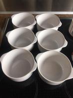 6 gave soepkommen , wit., Ophalen, Zo goed als nieuw, Kom(men), Overige stijlen