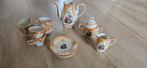 Antiek theeservies met gouden accenten, Ophalen of Verzenden