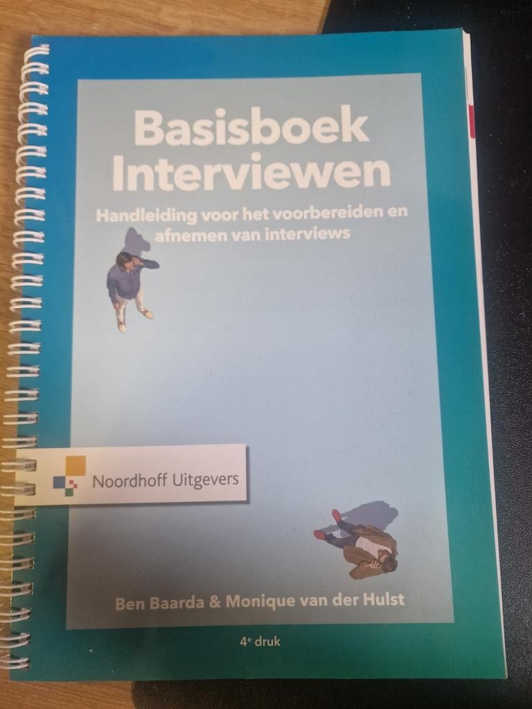 Basisboek interviewen, Boeken, Ophalen of Verzenden