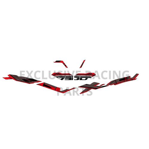 Stickerset Honda X-ADV 750 2025 – Rood Design, Motoren, Accessoires | Stickers, Ophalen of Verzenden