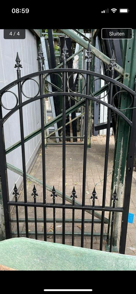 AANBIEDING LOOPPOORT TUINPOORT SIERPOORT, Tuin en Terras, Tuinpoorten, Zo goed als nieuw, IJzer, 150 tot 200 cm, 200 cm of meer