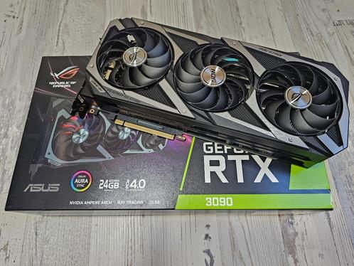 Asus ROG Strix GeForce RTX 3090 24G videokaart | LEZEN!!, Computers en Software, Videokaarten, Gebruikt, Nvidia, PCI-Express 4.0