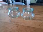 Glazen weck potjes met los deksel, Ophalen of Verzenden