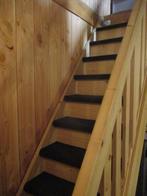 houten trap met leuning, Doe-het-zelf en Verbouw, Ladders en Trappen, Ophalen, Zo goed als nieuw, Trap, 2 tot 4 meter