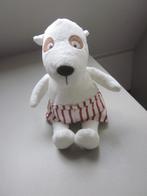 Ikea superzacht wit pluche hond beer rood gestreepte broek, Ophalen of Verzenden, Nieuw, Hond