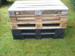 Te koop 2 kunststofpallets en 3 euro pallets, Doe-het-zelf en Verbouw, Hout en Planken, Gebruikt, Ophalen of Verzenden, Pallet