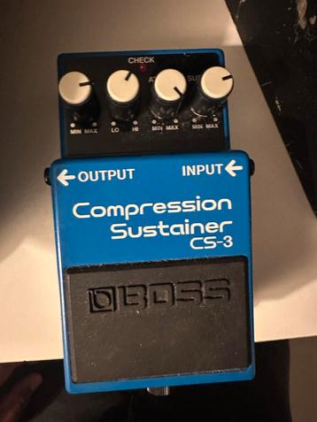 Boss CS-3 Compression Sustainer Pedaal beschikbaar voor biedingen