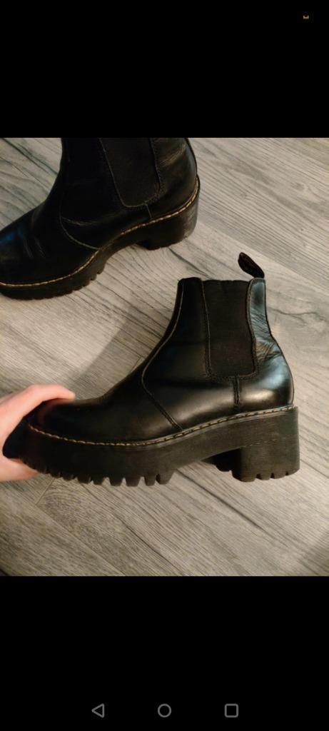 Dr. Martens Rometty, Kleding | Dames, Schoenen, Zo goed als nieuw, Lage of Enkellaarzen, Zwart, Ophalen of Verzenden