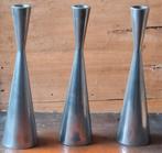 Kandelaar . IKEA/Erika Pekkari. 3 st. RVS.  22.5 cm., Huis en Inrichting, Woonaccessoires | Kandelaars en Kaarsen, Ophalen, Overige kleuren