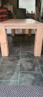 tafel robuust, Huis en Inrichting, Tafels | Eettafels, Gebruikt, Vijf personen of meer, Rechthoekig, 50 tot 100 cm