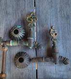 Vintage kranen. Zware kwaliteit, Antiek en Kunst, Antiek | Koper en Brons, Ophalen of Verzenden