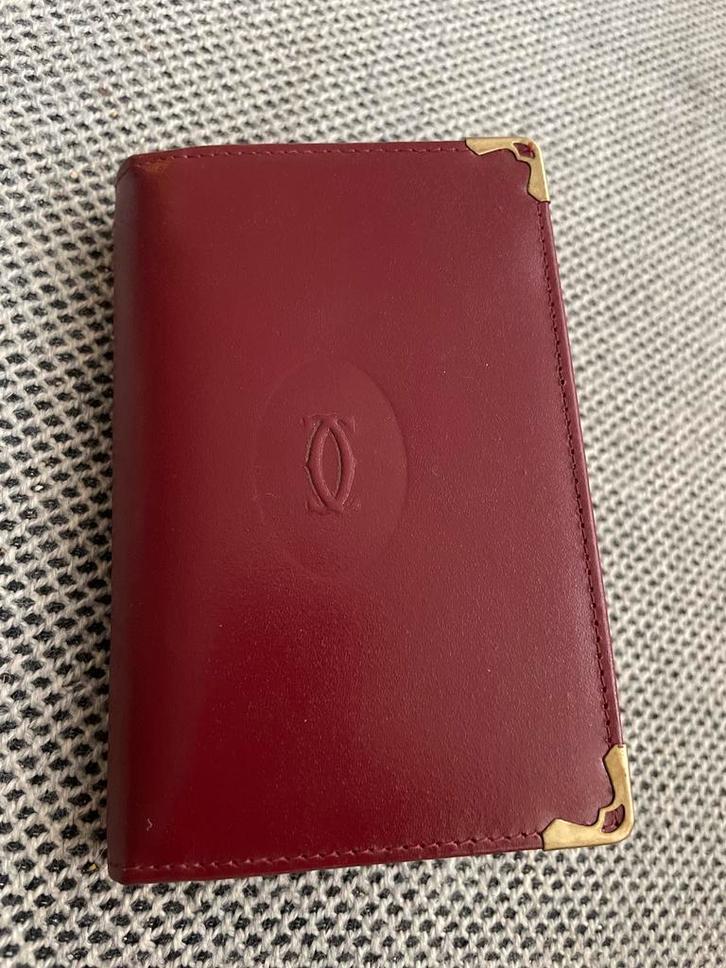 Vintage Cartier wallet / card holder, Sieraden, Tassen en Uiterlijk, Portemonnees, Zo goed als nieuw, Overige merken, Overige kleuren