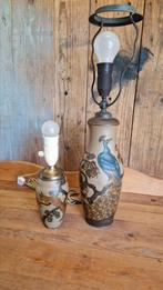 Set antieke plateel lampen jugendstill, Antiek en Kunst, Antiek | Keramiek en Aardewerk, Ophalen of Verzenden