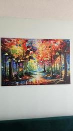 Mooi canvas schilderij, Ophalen, Zo goed als nieuw, Schilderij, 75 cm of meer