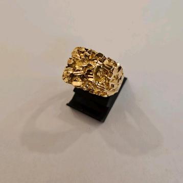 14 karaats gouden Piet Piet ring geelgoud handgemaakt beschikbaar voor biedingen