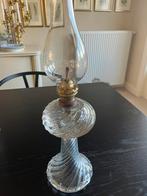 Antique crystal oil lamp, Antiek en Kunst, Antiek | Glas en Kristal, Ophalen