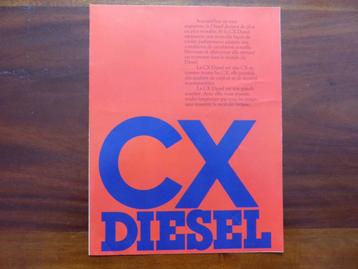Citroën CX 2200 Diesel brochure