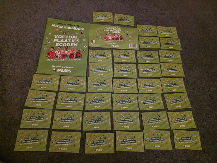 Voetbalplaatjes plus actie, Verzamelen, Supermarktacties, Plus, Ophalen of Verzenden
