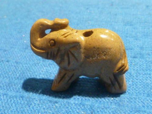 Hanger olifant van landschap jaspis, Sieraden, Tassen en Uiterlijk, Edelstenen, Nieuw, Ophalen of Verzenden