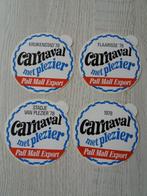 8 stickers Carnaval met plezier Pall Mall Export '78, Ophalen of Verzenden, Zo goed als nieuw, Overige typen